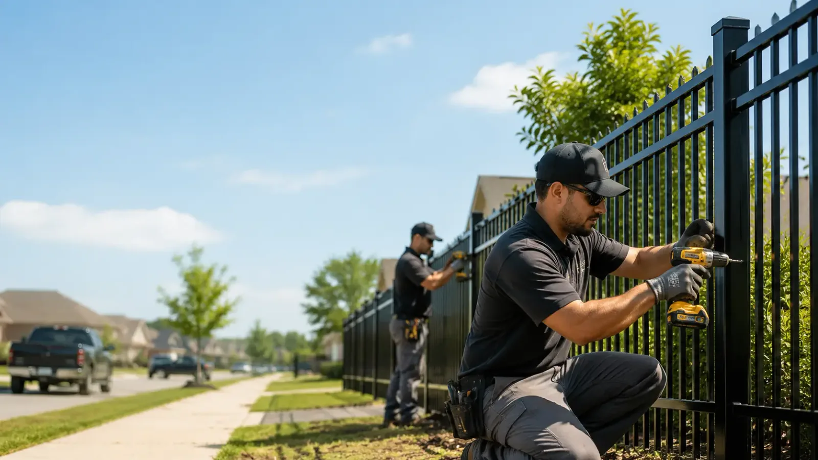 Metal Fence Installation in Keene, TX